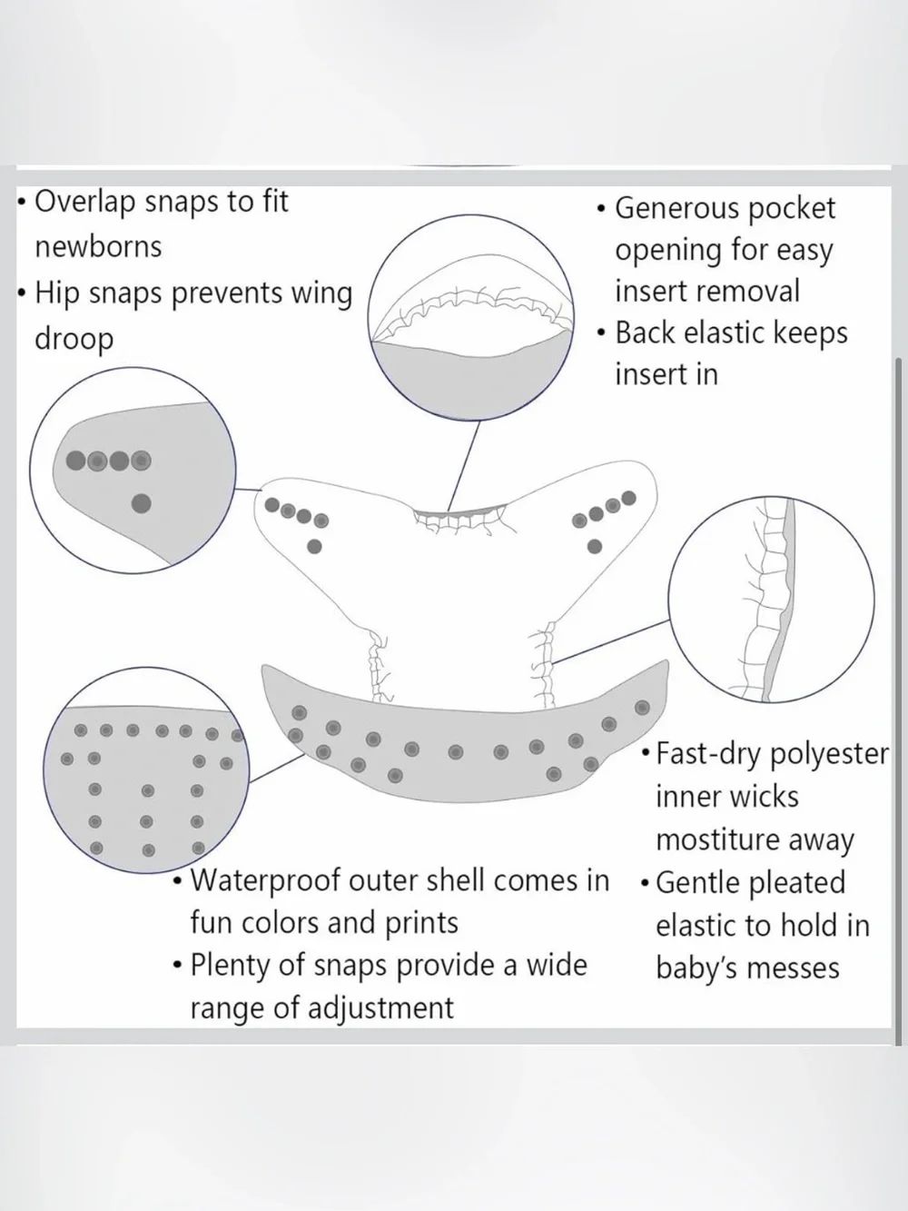 ALVABABY Baby Cloth Diaper Set (NEW)